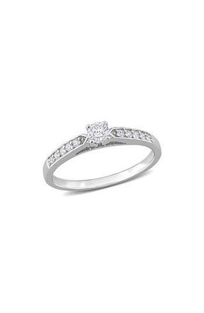 Delmar Diamond Engagement Ring - 0.32ctw in White at Nordstrom Rack, Size 8