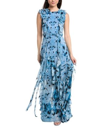 Marchesa Printed Maxi Dress