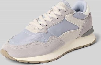 Hoff Sneaker aus Leder-Mix mit Logo-Detail Modell City in Hellblau, Gr&ouml;&szlig;e 36