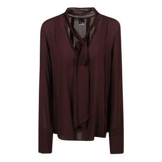 Pinko Blusa Brunnera - Blouses & Shirts - Mujer - Rojo - M