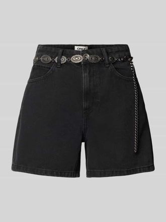 Only Regular Fit Jeansshorts aus reiner Baumwolle Modell VEGA in Black, Gr&ouml;&szlig;e XL