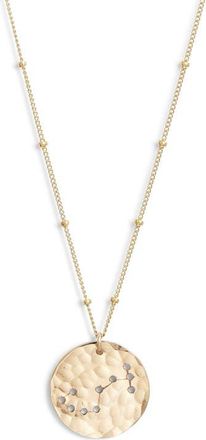 Nashelle Constellation Pendant Necklace in Gold Fill Scorpio at Nordstrom