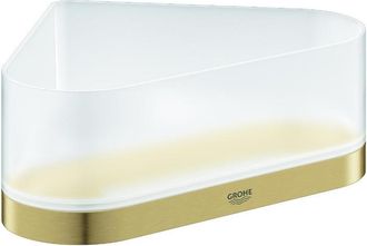 GROHE Estante De Ducha De Esquina Selection Con Soporte Dorado Brillante Cepillado