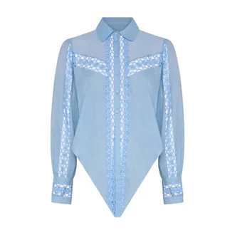 Charo Ruiz Ibiza Mujer, Blusas y Camisas, Azul, Talla: S