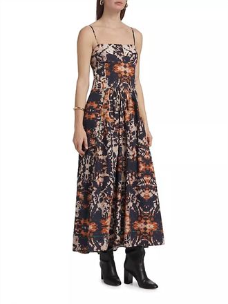 Maria Cher Loyola Maive Midi Dress In Black
