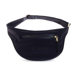 Bogner Karla Tas met geborduurd logo - unisex - Tassen - Zwart - Maat: ONE Size Polyamide