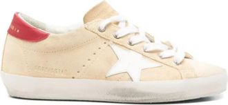 Golden Goose Beige Star Sneakers Itali&euml; Platte Zool - Dames - Sneakers - Beige - 36 EU - Leer - Schoenen
