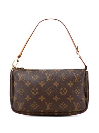 Louis Vuitton 2002 Monogram Pochette Accessoires shoulder bag - women - Fabric/Leather - One Size - Brown