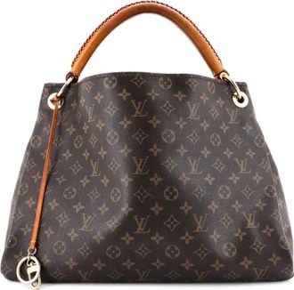 Louis Vuitton Artsy Handtas Monogram canvas MM hobo tas - Bruin
