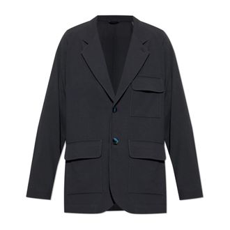 Giorgio Armani Blazers, male, Black, Size: L Blazer with pockets