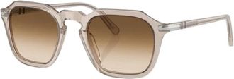 Persol Po 3292S Zonnebrillen - unisex - Zonnebrillen - Grijs - 50 MM - Accessoires