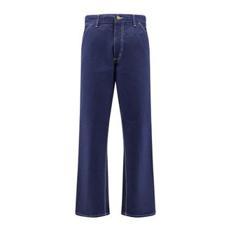 Carhartt Work in Progress Simple Pant - Heren - Regular Fit Jeans - Blauw - W33 - Katoen - Jeans