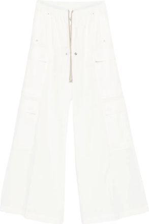 Rick Owens Cargobelas drawstring trousers - White