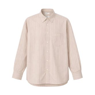 Universal Works Casual Shirts, male, Gray, Size: XL Lazy Day Shirt