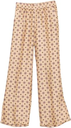 Alberto Biani bedruckte Seidenhose