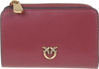 Pinko Mini Portemonnee - Dames - Portefeuilles - Rood - ONE Size - Leer - Accessoires