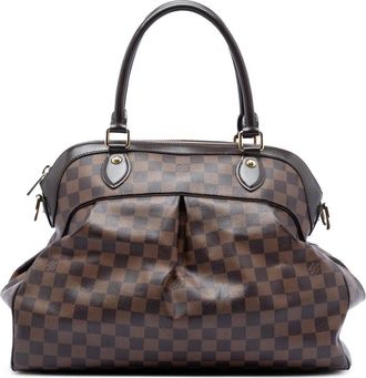 Louis Vuitton Pre-owned Handbags, female, Brown, Size: ONE SIZE Pre-owned Damier Ebene Canvas Satchel Bag