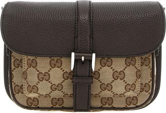 Gucci Brown Mini GG crossbody bag