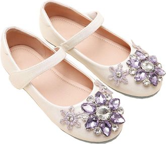 Generic Girls Sneakers Princess Shoes Comfortable Soft Little Girls Flat Single Shoes Fashion Womens Shoes Little Girl Soft Bottoming Single Shoes Big Girls R