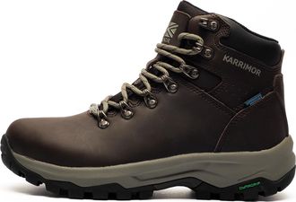 Karrimor Premium Mendip 4 Womens Waterproof Leather Hiking Boots - Brown - Size UK 7