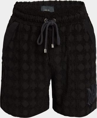 Amiri Mens MA Quad Toweling Shorts