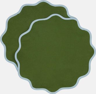 La DoubleJ Rainbow Bosco Cloud set of 2 placemats