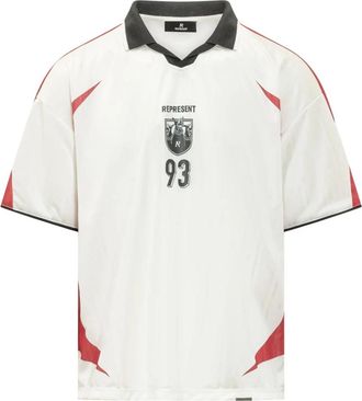 Represent Spike Football Tee - Heren - Polos - Wit - XL - Tops