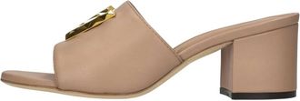 Via Roma 15 4171 Nappa Blush Mules - Dames - Muiltjes - Bruin - 35 EU - Leer - Schoenen