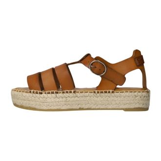 Shabbies Amsterdam Schoenen, Dames, Bruin, 41 EU, Leer, Kira Iris Sandalen