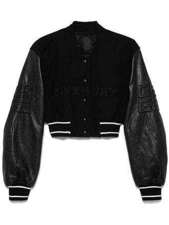 Givenchy Bomber crop - Nero