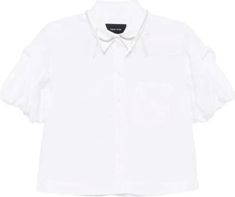 Simone Rocha Camicia con maniche a palloncino - Bianco