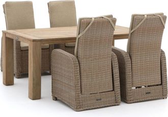 Intenso Furniture Intenso Umbria/ROUGH-X 180cm dining tuinset 5-delig verstelbaar
