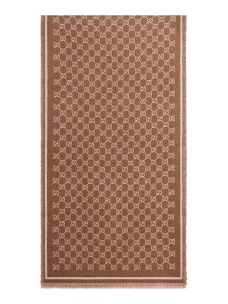 Gucci DOUBLE SIDE GG WOOL SCARF - Gucci - Woman