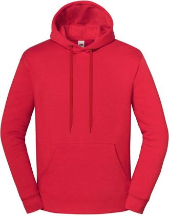 Fruit Of The Loom Fruit of the Loom Unisex Adult Iconic Premium Hoodie (Rood)