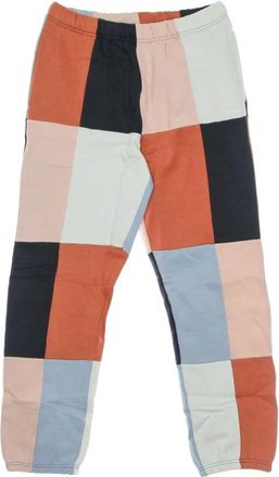 Obey Fleece Trainingspak Broek Blok Ontwerp - Dames - Sweatpants - Veelkleurig - M - Katoen - Broeken