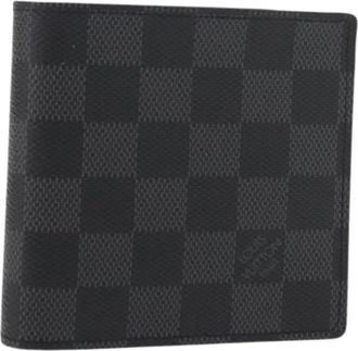 Louis Vuitton Pre-owned Wallets, female, Black, Size: ONE SIZE Pre-owned Canvas Wallet