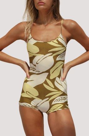 Stone Fox Swim Bobby Print One-Piece Swimsuit in La Paz at Nordstrom, Size X-Large