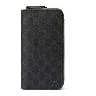 Gucci Ritsportemonnee - Heren - Portefeuilles - Zwart - ONE Size - Leer - Accessoires