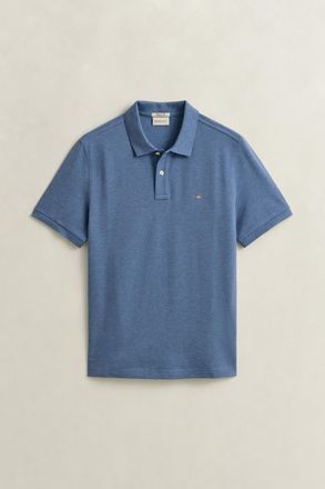 GANT Men Regular Fit Polo Shirt (XXXL) DENIM BLUE MELANGE