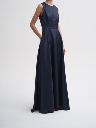 CO. GO Black Silk Maxi Dress