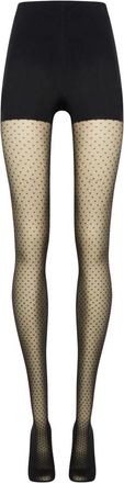 Wolford Control Dots Tights - Dames - Pantys - Zwart - M - Wol - Ondergoed