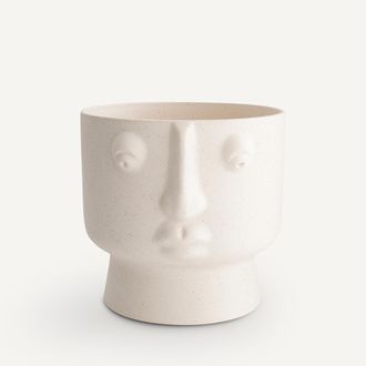 AM.PM Geglazuurde keramische bloempot, H24cm, Lesego