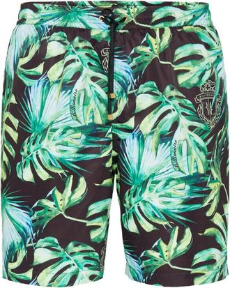 Billionaire Boys Club Beachwear Lange Broek Palmen - Heren - Strandmode - Veelkleurig - S - Polyester - Badmode