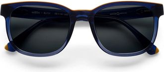 Etnia Barcelona Luzon Polarized BLYW Mens Sunglasses Blue Size 55