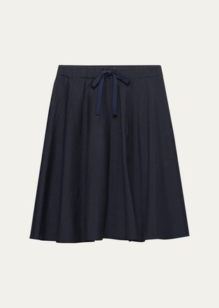 Prada Wool-Mohair Knee-Length Skirt