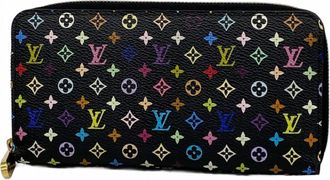 Louis Vuitton Noir Violet Long Wallet (Bi-Fold) (Pre-Owned)