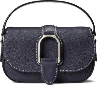 Ralph Lauren Collection Welington mini-tas van kalfsleer met ketting - Blauw