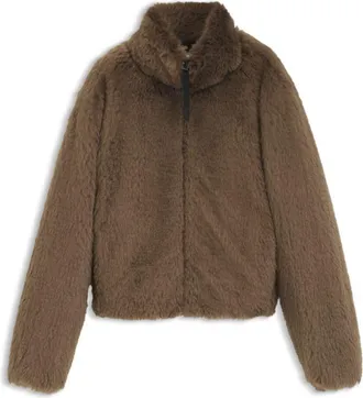 HUGO BOSS Faux-fur jacket with adjustable hem