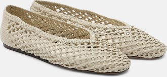 Le Monde Beryl Le Monde B&eacute;ryl Regency woven leather ballet flats