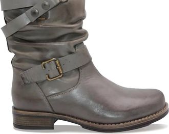 Eric Michael Womens Laguna Scrunch Boot In Grey